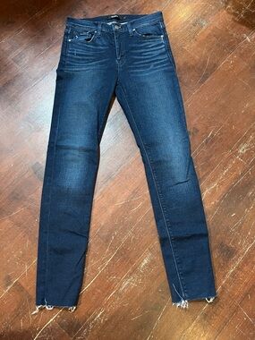 Hudson Jeans Deep Indigo Denim Skinny Jeans